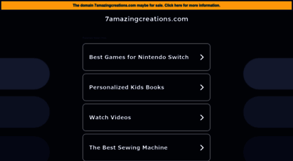 7amazingcreations.com