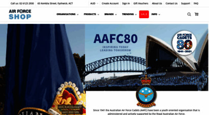 aafc.airforceshop.com.au
