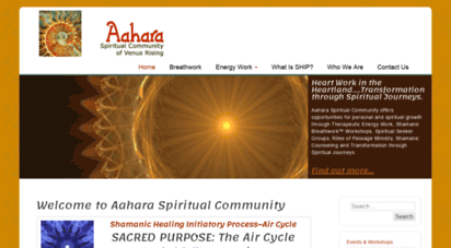 aaharaspiritualcommunity.org