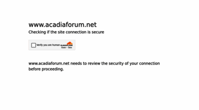 acadiaforum.net