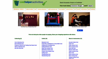 activities.costhelper.com
