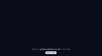 actorscentre.co.uk