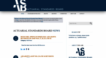 actuarialstandardsboard.org