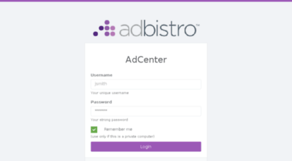 adcenter.adbistro.com