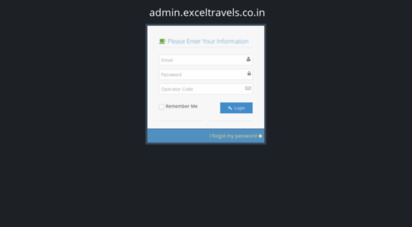 admin.exceltravels.co.in
