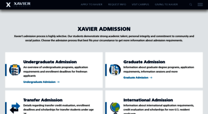 admissions.xavier.edu