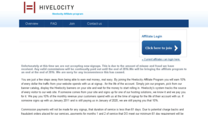 affiliate.hivelocity.net