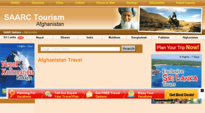 afghanistan.saarctourism.org