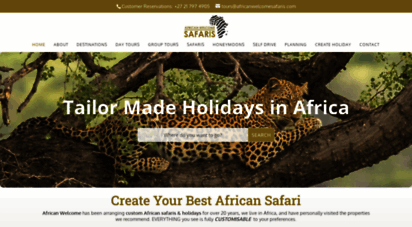 africanwelcomesafaris.com
