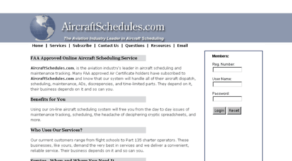 aircraftschedules.com