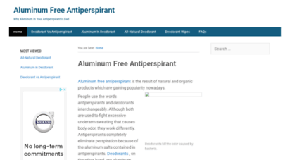 aluminumfreeantiperspirant.com