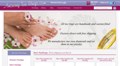amazing-toe-rings.com