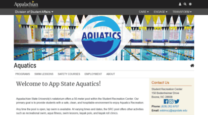 aquatics.appstate.edu