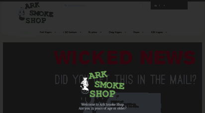 arksmokeshop.com