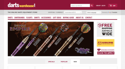 au.dartswarehouse.com