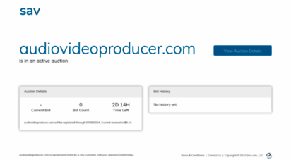 audiovideoproducer.com