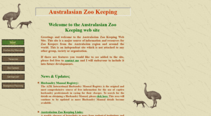 australasianzookeeping.org