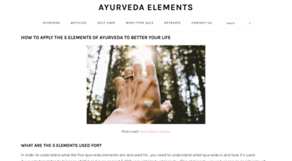 ayurvedaelements.com