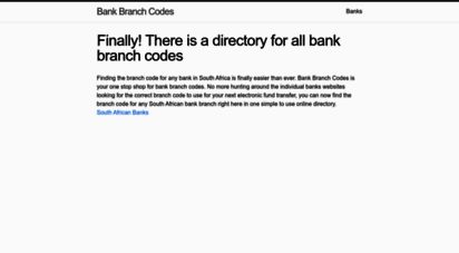 bankbranchcodes.co.za