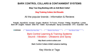 bark-control-collars.com