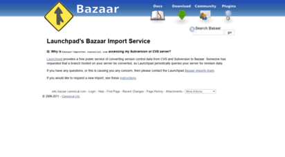 bazaar-vcs.com