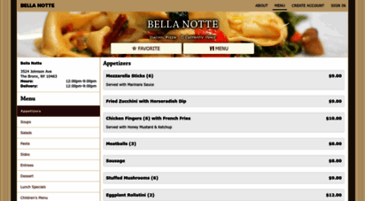 bella-notte-pizzeria.netwaiter.com