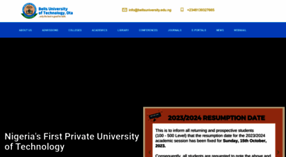 bellsuniversity.edu.ng