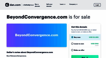 beyondconvergence.com