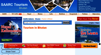 bhutan.saarctourism.org