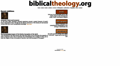 biblicaltheology.org