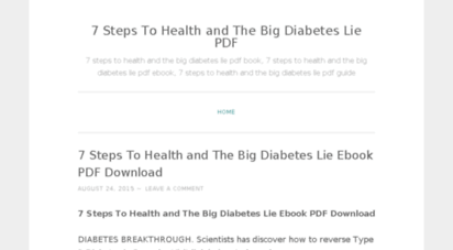 bigdiabetesliepdfdownload.wordpress.com