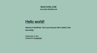 bilalyucel.com