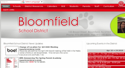 bloomfield.schooldesk.net
