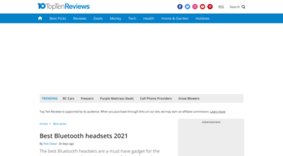 bluetooth-headset-review.toptenreviews.com