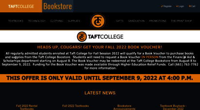 bookstore.taftcollege.edu