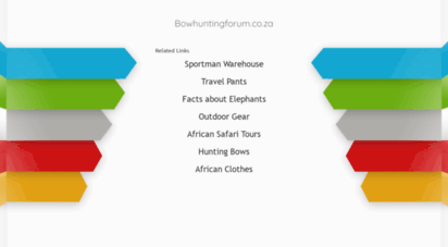 bowhuntingforum.co.za