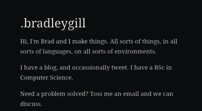 bradleygill.com