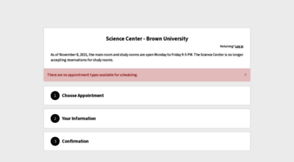 brownsciencecenter.acuityscheduling.com