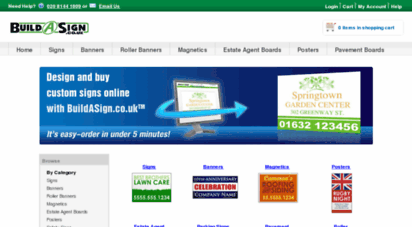 Welcome To Buildasign Co Uk Custom Signs Boards Magnetic Signs