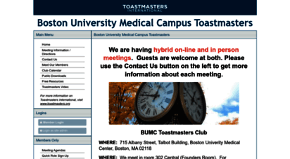 bumctoastmasters.toastmastersclubs.org