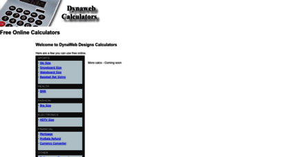 calculators.dynawebdesigns.com