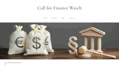 callforfinancewatch.org