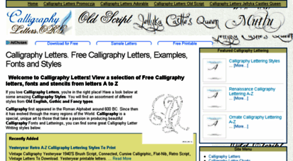 calligraphyletters.org
