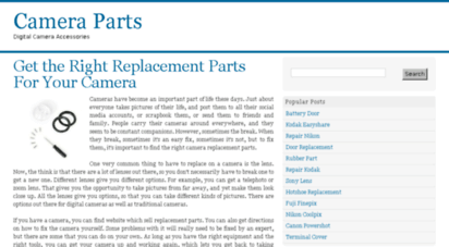 camerareplacementparts.net