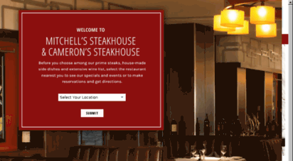 camerons-steakhouse.com