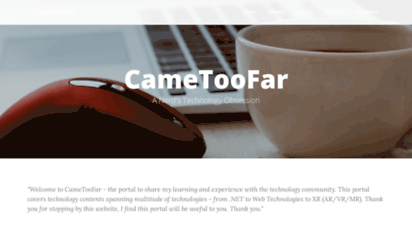 cametoofar.com