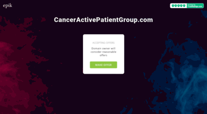 canceractivepatientgroup.com