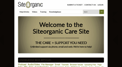 care.siteorganic.com