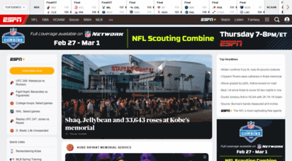 ESPN: Serving sports fans. Anytime. Anywhere. - Football News