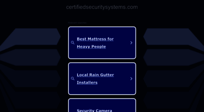 certifiedsecuritysystems.com